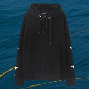 Palm Angels Men's Black Hoodie